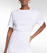 Max Mara Cotton jersey tiered midi dress