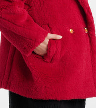 Max Mara Cuba alpaca, wool, and silk teddy coat
