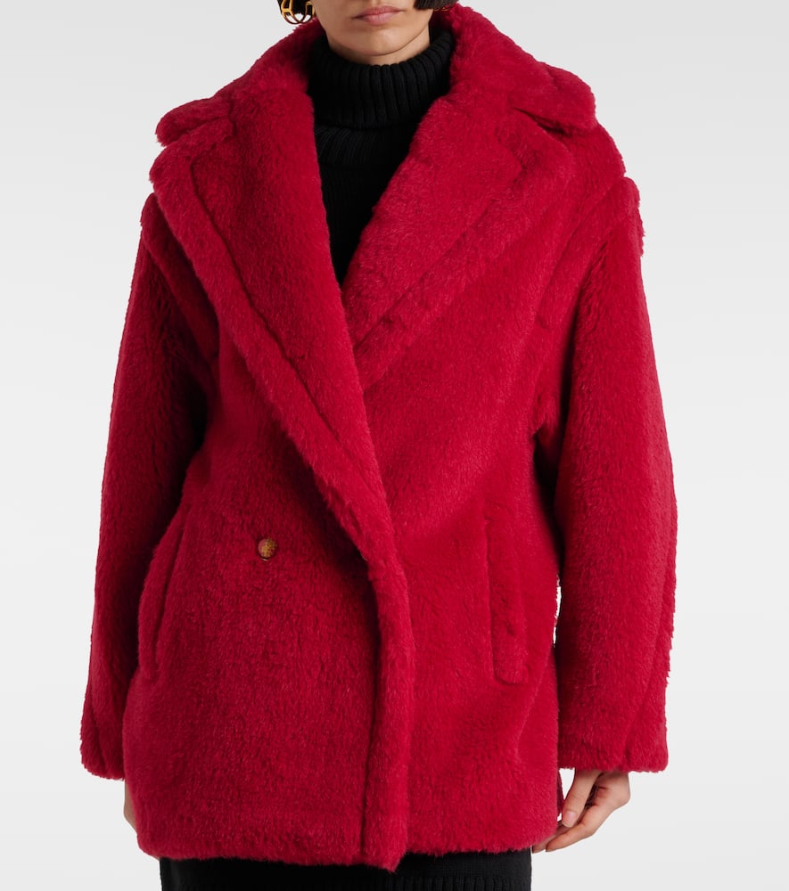 Max Mara Cuba alpaca, wool, and silk teddy coat