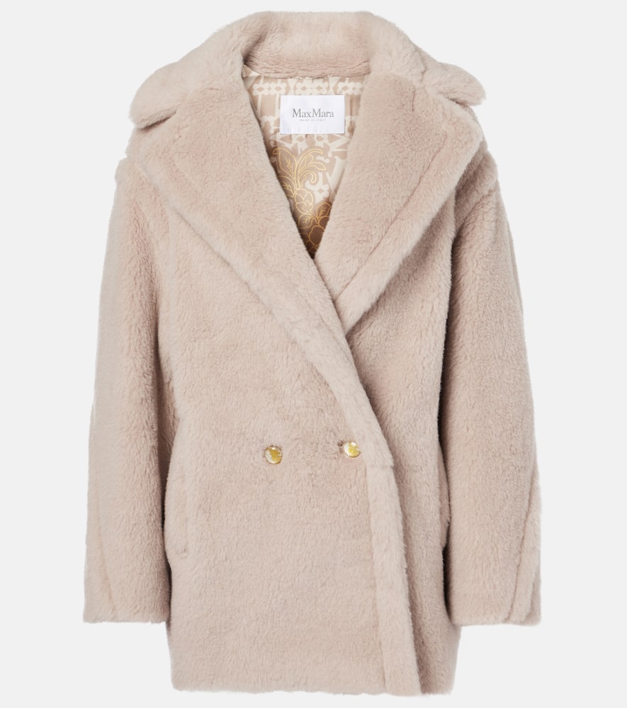 Max Mara Cuba alpaca, wool, and silk teddy coat