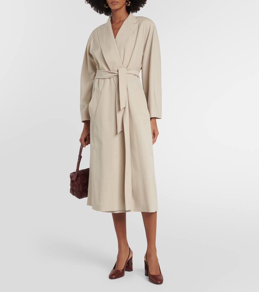 Max Mara Damiersli leather slingback pumps