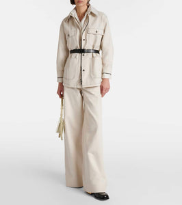 Max Mara Dardano cotton and linen jacket