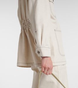 Max Mara Dardano cotton and linen jacket