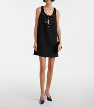 Max Mara Delis sequined cutout cr√É¬™pe minidress