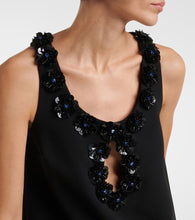 Max Mara Delis sequined cutout cr√É¬™pe minidress