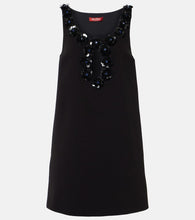Max Mara Delis sequined cutout cr√É¬™pe minidress