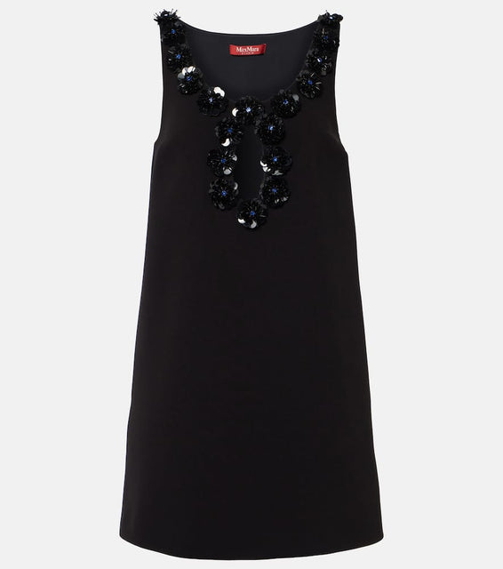 Max Mara Delis sequined cutout cr√É¬™pe minidress