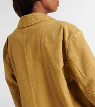 Max Mara Dizzy oversized cotton canvas blazer