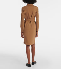 Max Mara Dorema belted jersey minidress