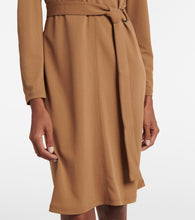 Max Mara Dorema belted jersey minidress