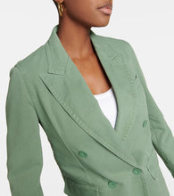 Max Mara Double-breasted cotton blazer