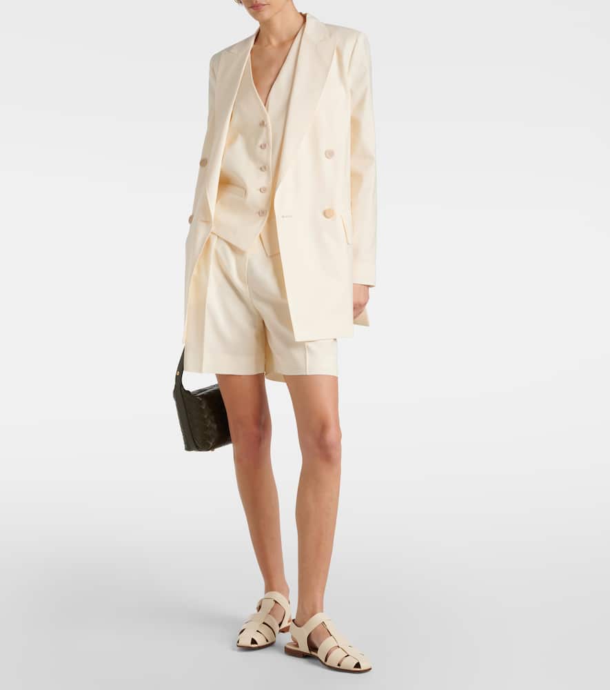 Max Mara Double-breasted virgin wool blazer