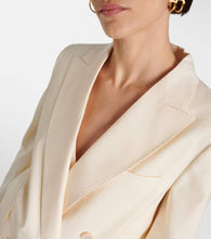 Max Mara Double-breasted virgin wool blazer