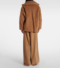Max Mara Dramma wool and silk teddy jacket