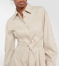 Max Mara Edro wool and cashmere shirt dress