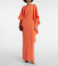 Max Mara Elegante Baleari silk  de chine gown