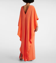 Max Mara Elegante Baleari silk  de chine gown