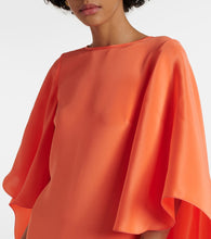Max Mara Elegante Baleari silk  de chine gown