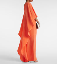 Max Mara Elegante Baleari silk  de chine gown