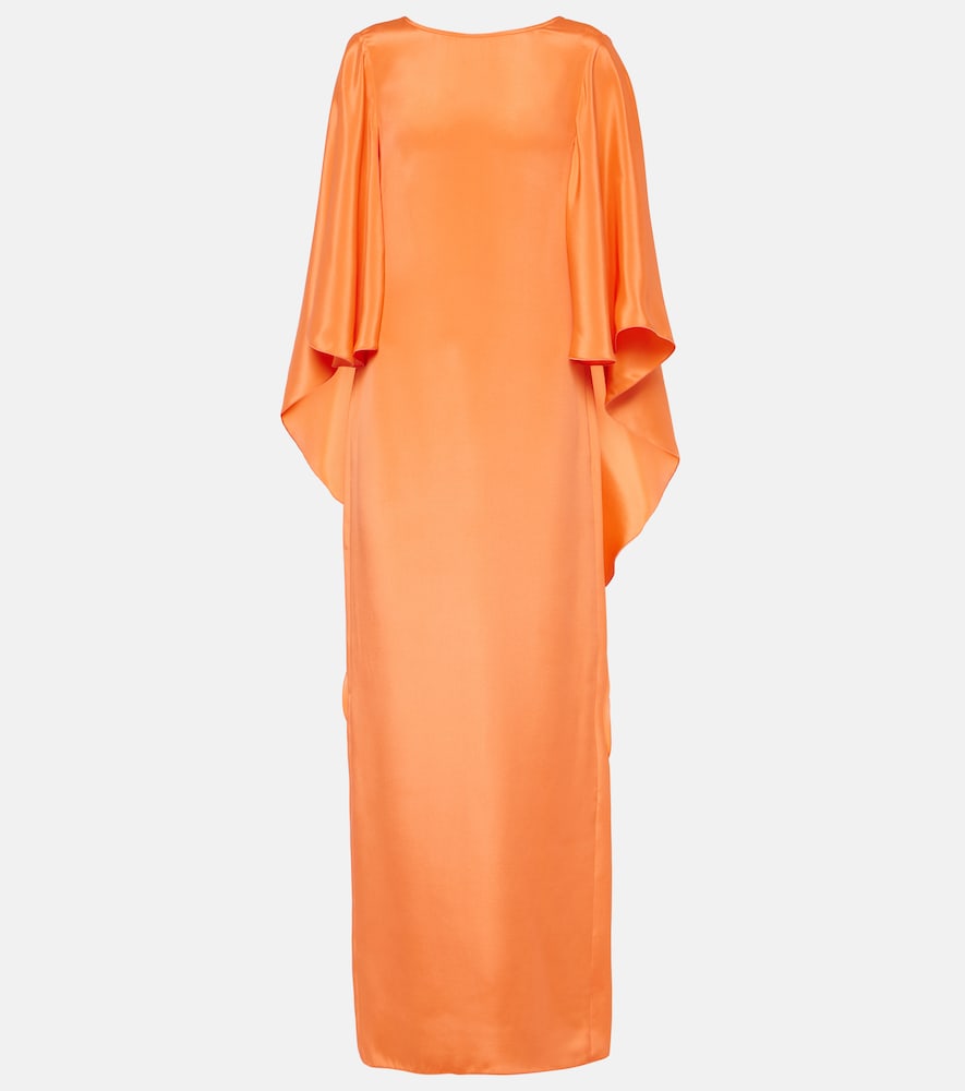 Max Mara Elegante Baleari silk  de chine gown. Max Mara Elegante Baleari 真丝礼服