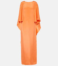 Max Mara Elegante Baleari silk  de chine gown. Max Mara Elegante Baleari 真丝礼服
