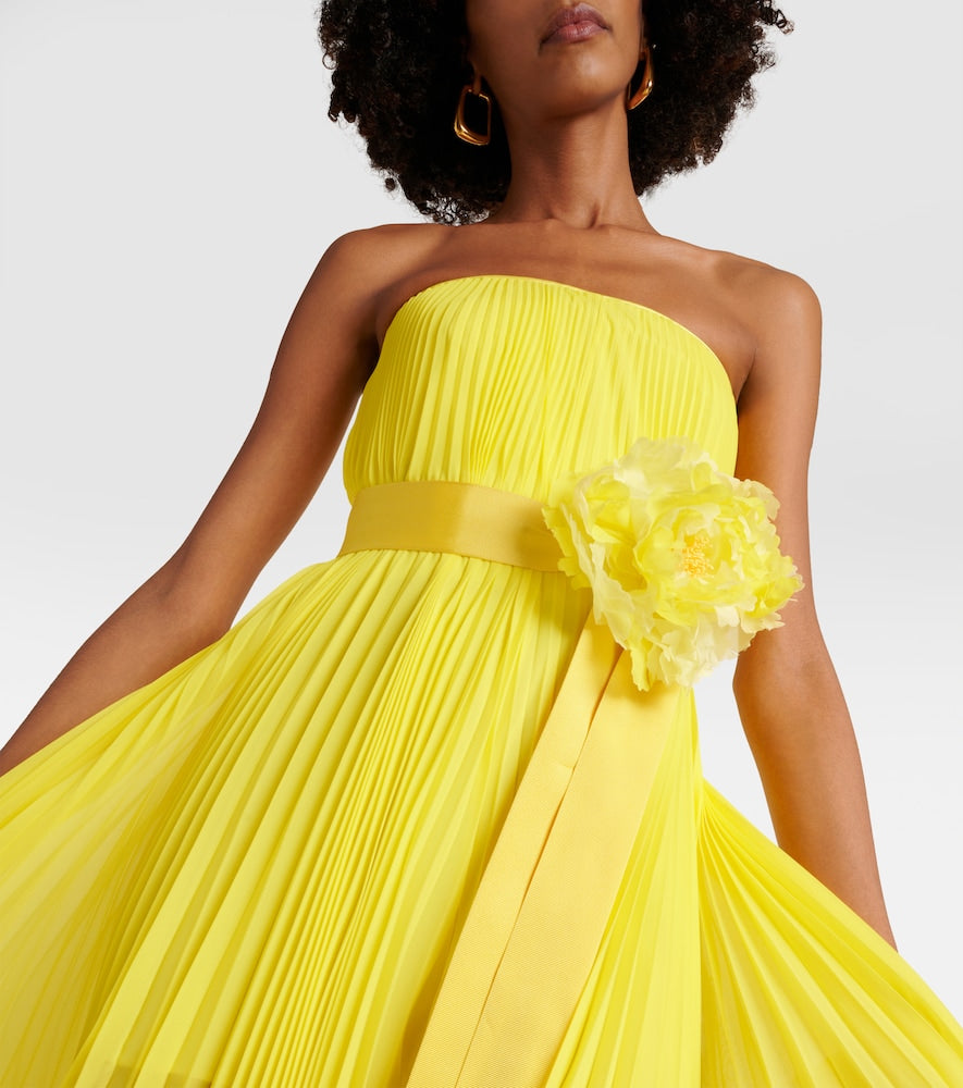 Max Mara Elegante Hiltex chiffon maxi dress