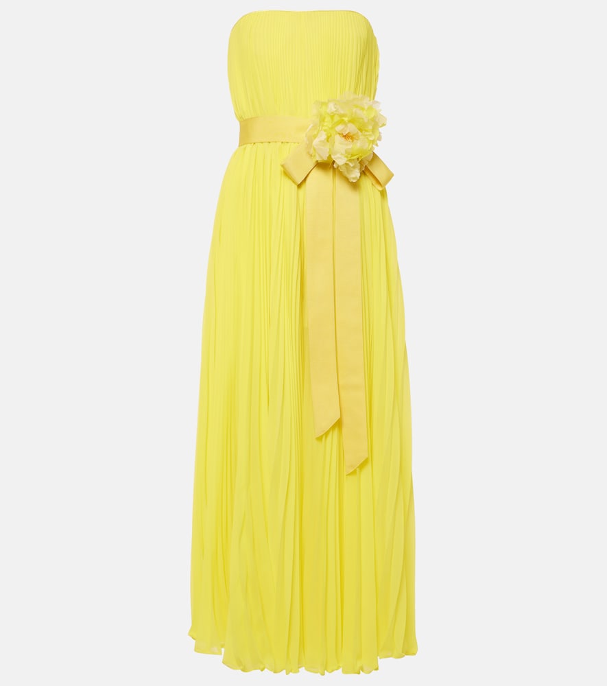 Max Mara Elegante Hiltex chiffon maxi dress. Max Mara Elegante Hiltex 雪纺长裙