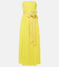 Max Mara Elegante Hiltex chiffon maxi dress. Max Mara Elegante Hiltex 雪纺长裙