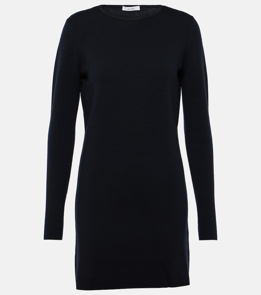 Max Mara Eridani wool minidress. Max Mara Eridani 羊毛迷你连衣裙