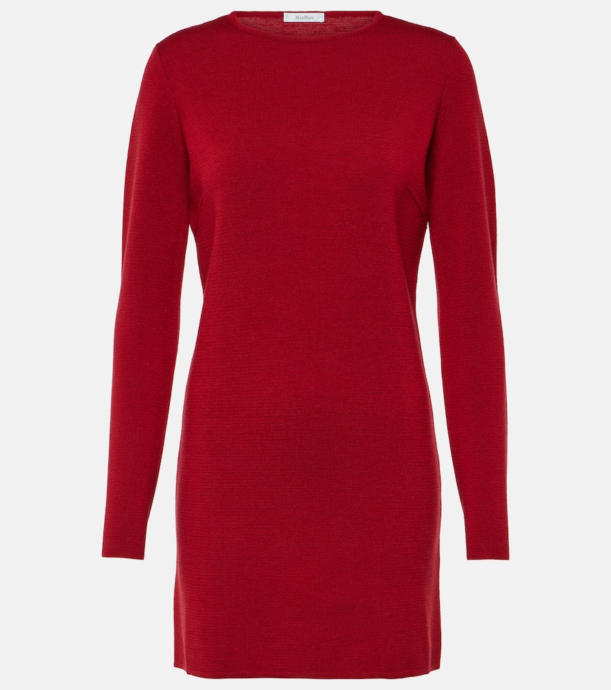 Max Mara Eridani wool minidress. Max Mara Eridani 羊毛迷你连衣裙