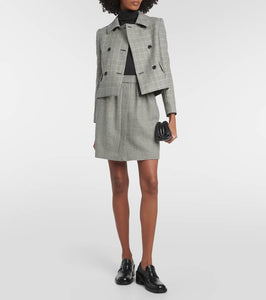 Max Mara Facella houndstooth wool jacket