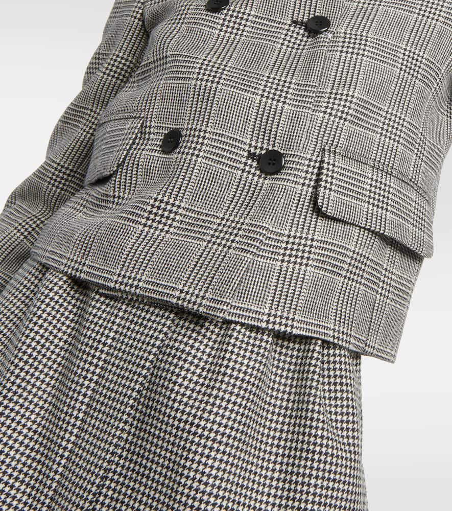 Max Mara Facella houndstooth wool jacket