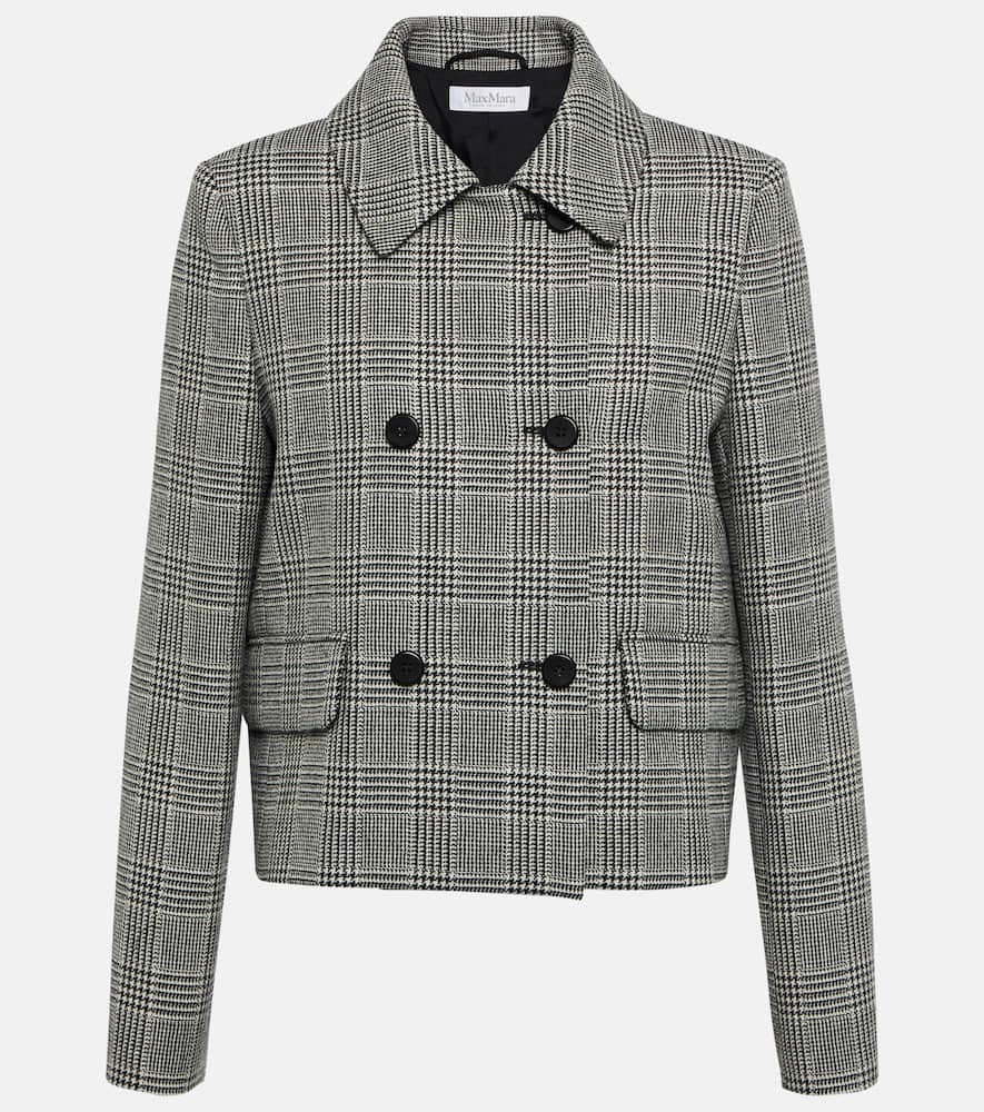 Max Mara Facella houndstooth wool jacket