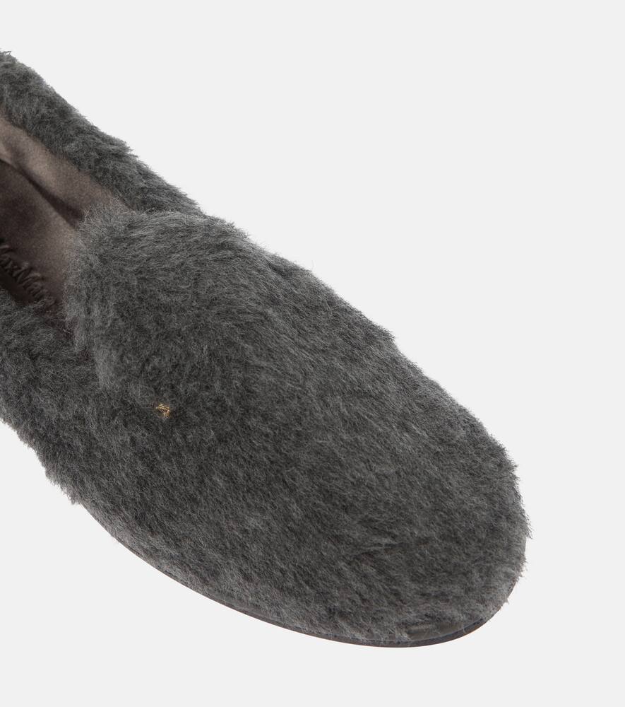 Max Mara Feliac faux fur slippers
