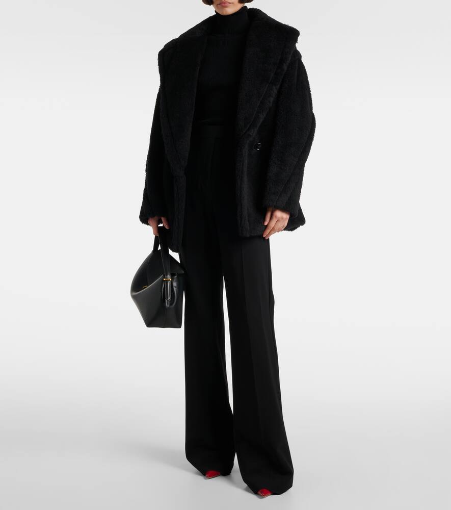 Max Mara Fuxia alpaca, wool, and silk teddy coat