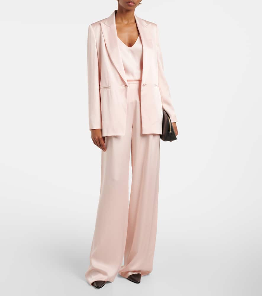 Max Mara Galazia satin blazer