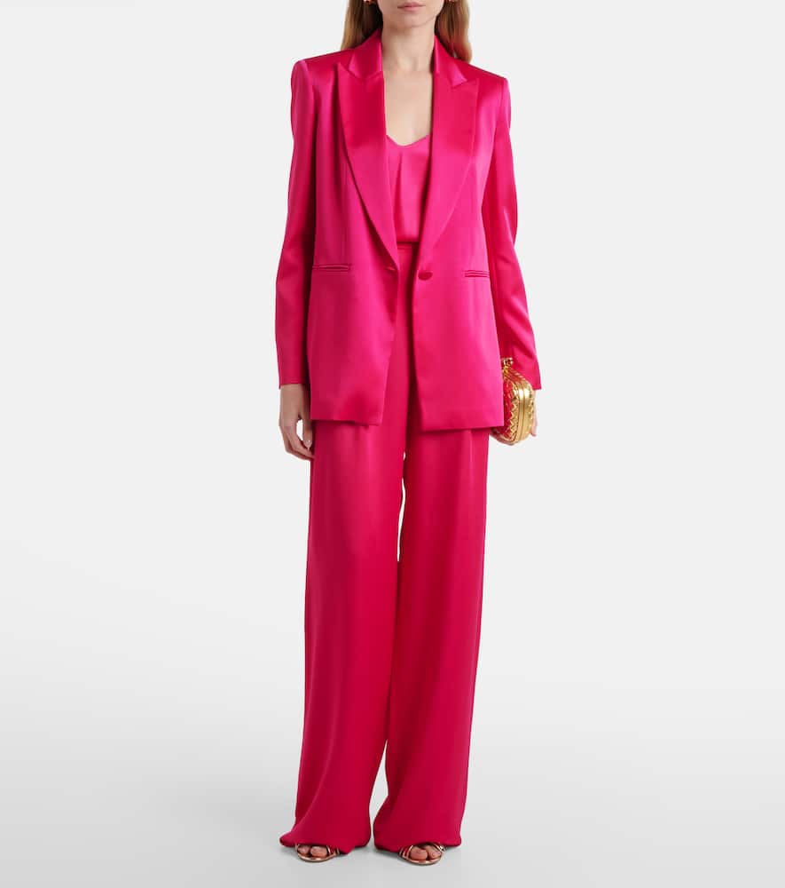 Max Mara Galazia satin blazer