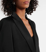 Max Mara Galazia satin blazer