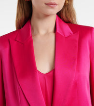 Max Mara Galazia satin blazer