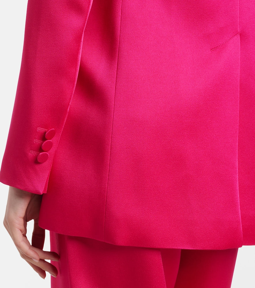 Max Mara Galazia satin blazer