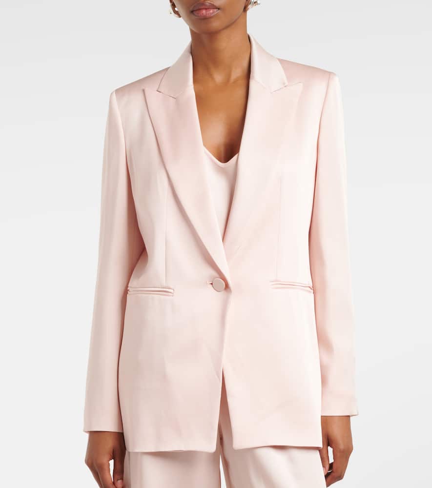 Max Mara Galazia satin blazer