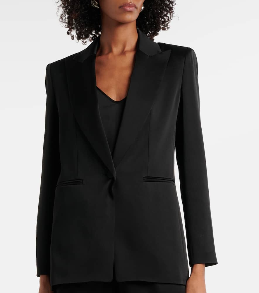 Max Mara Galazia satin blazer