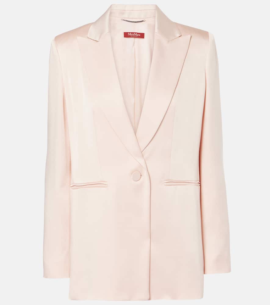 Max Mara Galazia satin blazer