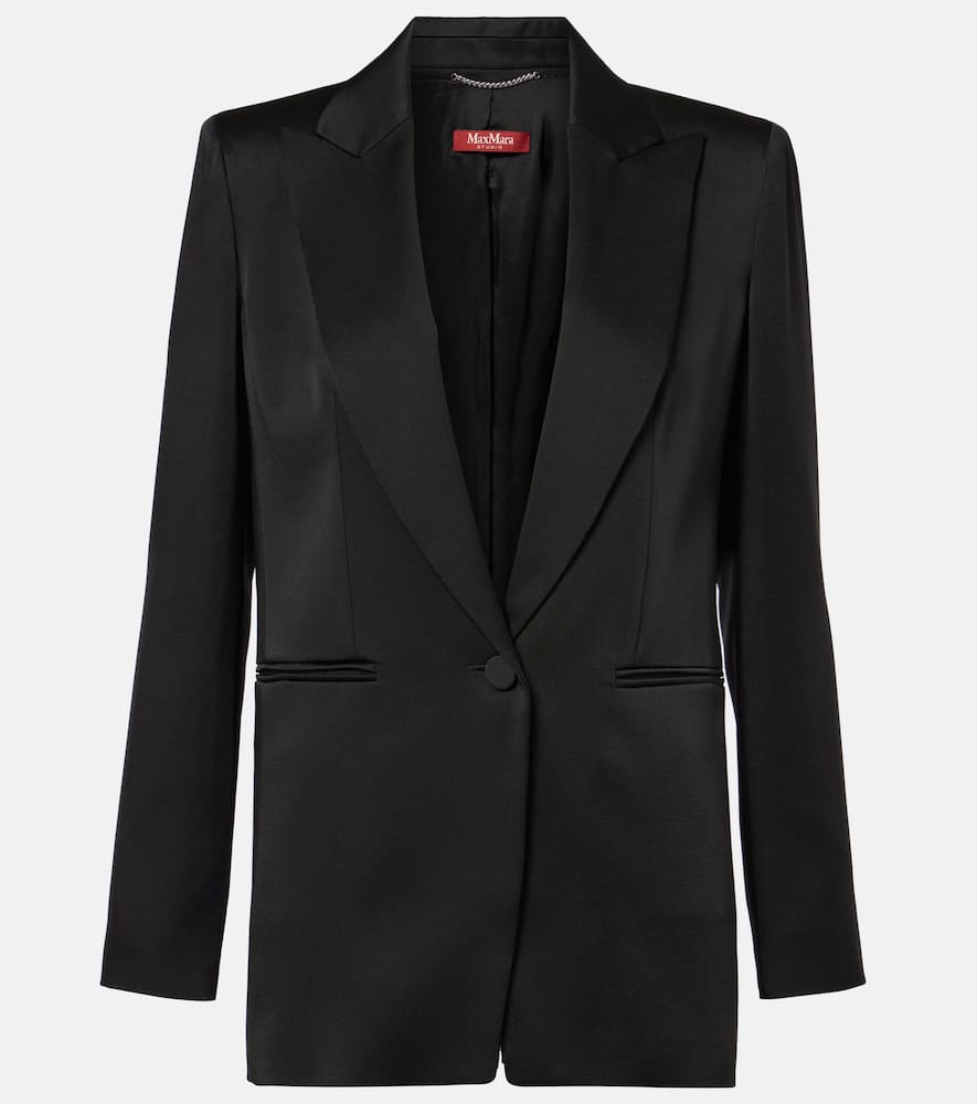Max Mara Galazia satin blazer