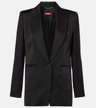 Max Mara Galazia satin blazer