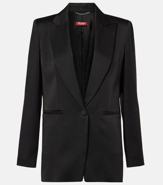 Max Mara Galazia satin blazer