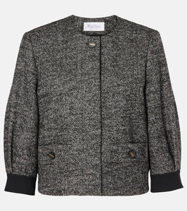 Max Mara Gattini chevron boucl√É¬© jacket