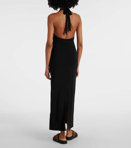 Max Mara Ghiotto cutout halterneck maxi dress