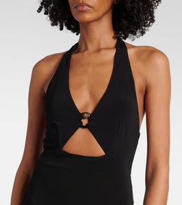 Max Mara Ghiotto cutout halterneck maxi dress