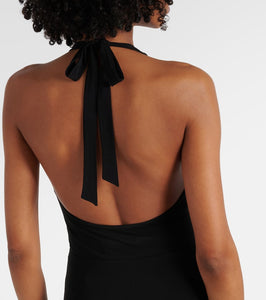 Max Mara Ghiotto cutout halterneck maxi dress